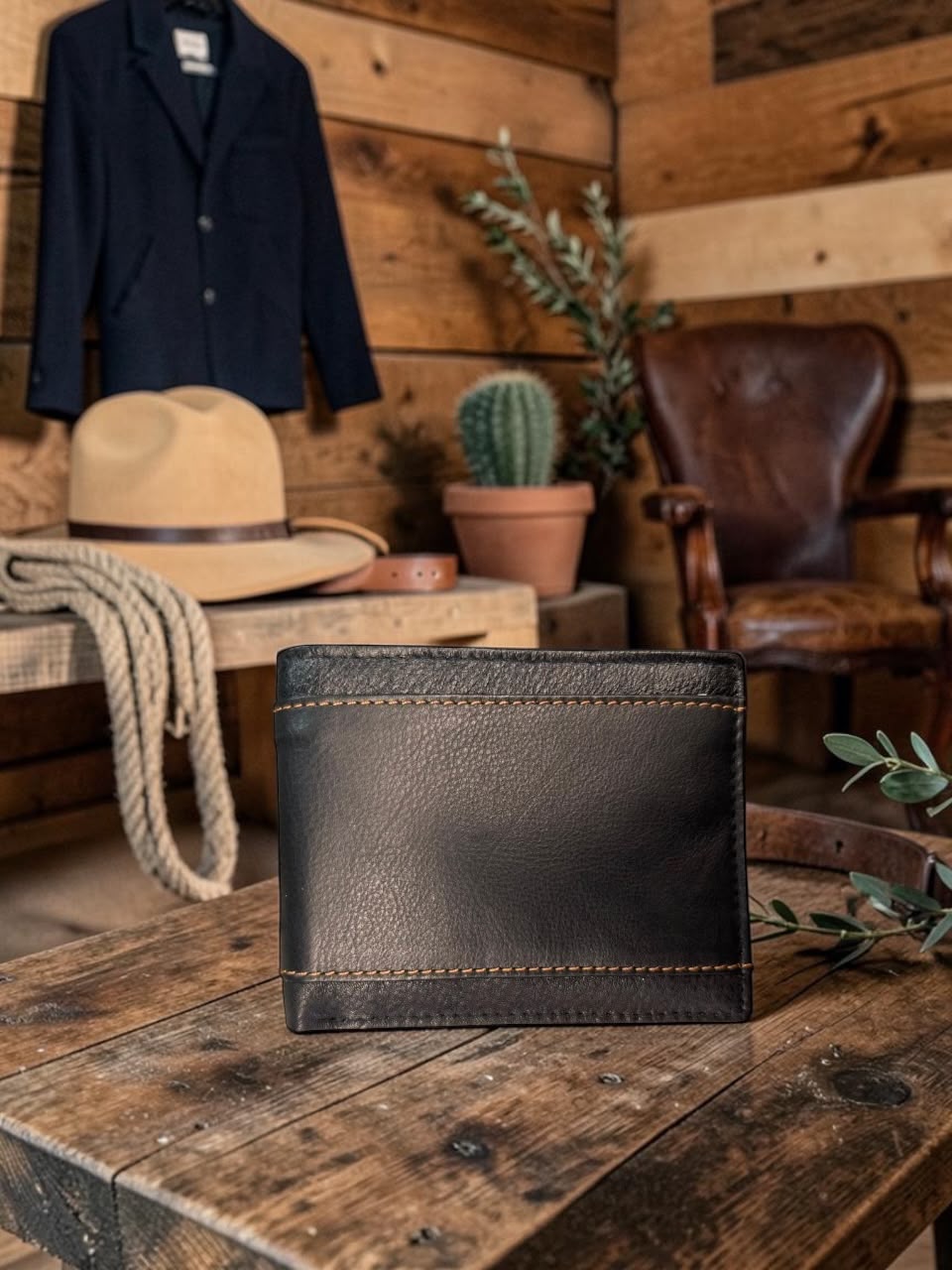 Cartera clásica en piel de cabra